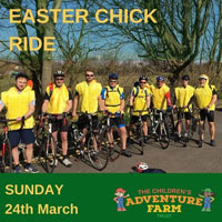 Paul Breedon riding CAFT Easter Chick Ride 24th March 2024